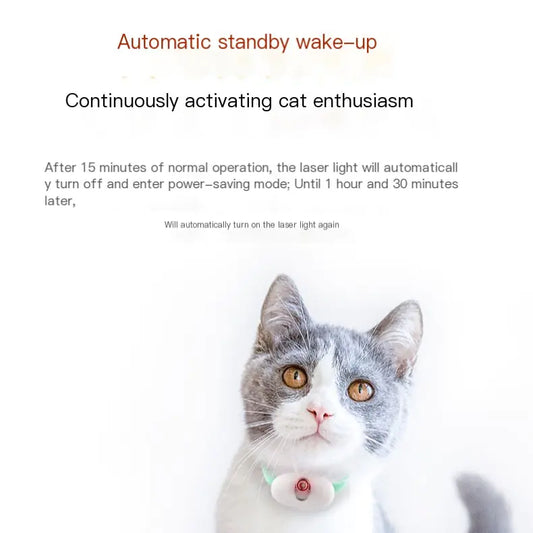 Smart Laser Cat Collar Toy with Rechargeable Infrared - Hello Pet Store