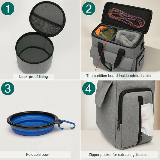 Pet Organizer Backpack - Hello Pet Store